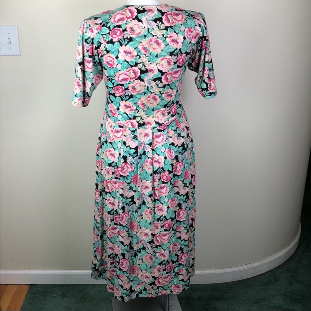 Maggie Lawrence Sport Collection Midi Dress Floral Pleated - Picture 3 of 10